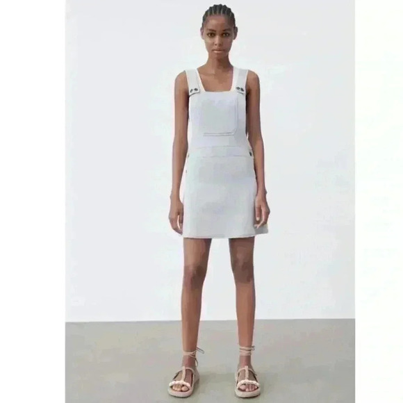 Zara Dresses & Skirts - Zara knit overall dress size med